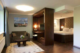 Upscale Hotel Room