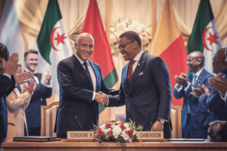 découvrez comment le président tebboune a célébré la révolution en recevant les salutations chaleureuses de son homologue camerounais. un moment fort d'amitié et de solidarité entre deux nations.