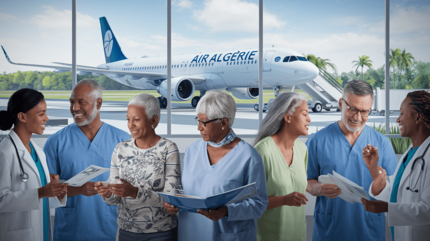profitez d'une réduction exceptionnelle de 30% sur vos vols avec air algérie si vous voyagez à l'étranger pour des soins médicaux. ne laissez pas le coût des billets entraver votre accès aux traitements nécessaires. réservez dès maintenant et bénéficiez de cette offre exclusive!