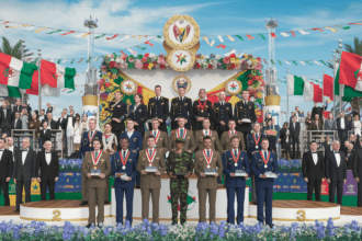 revivez les moments forts de la clôture de la cérémonie honorant les champions sportifs militaires, présidée par le président tebboune. un hommage émouvant aux athlètes qui incarnent l'excellence et le dévouement au service de la nation.