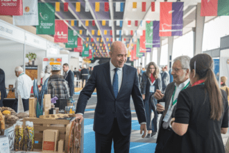 découvrez le président tebboune en visite à la 32e foire de la production algérienne, où il explore divers stands mettant en avant l'innovation et le savoir-faire local. un événement phare pour promouvoir l'économie nationale et soutenir les producteurs algériens.