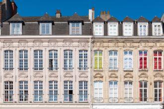 Lille, typical buildings in the center