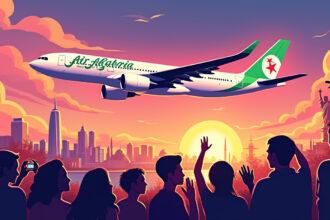 découvrez la nouvelle ligne directe d'air algérie reliant alger à new york, offrant une connexion rapide et confortable entre l'algérie et la big apple. embarquez pour une expérience remarquable et explorez tout ce que new york a à offrir avec cette nouvelle route aérienne.