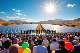 découvrez l'inauguration d'une centrale solaire innovante de 200 mw à ghara-djebilet, un projet ambitieux visant à promouvoir l'énergie durable et à renforcer la transition énergétique dans la région.