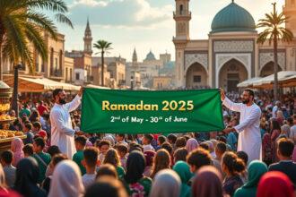 découvrez les dates officielles des festivités du ramadan 2025 en algérie, une période de spiritualité et de communion. restez informé sur les traditions et événements marquants qui animeront ce mois sacré.