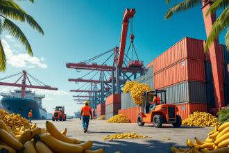 découvrez les détails d'une opération marquante au port d'annaba où 34 conteneurs de bananes ont été saisis. plongez dans les enjeux commerciaux et les implications de cette intervention significative.