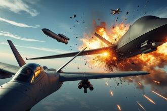 découvrez les détails fascinants de la destruction d'un drone de reconnaissance armé qui a tenté de s'infiltrer dans notre espace aérien, une action qui souligne l'importance de la sécurité nationale.