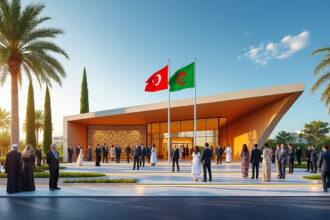 découvrez l'inauguration du nouveau consulat de turquie à oran, un événement marquant qui renforce les liens diplomatiques entre la turquie et l'algérie. cette nouvelle représentation vise à promouvoir les échanges culturels et économiques entre les deux pays.