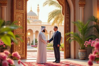 le président de la république présente ses vœux à son homologue émirati à l'occasion de l'aïd el-fitr, une célébration marquant la fin du ramadan, renforçant ainsi les liens diplomatiques entre les deux nations.