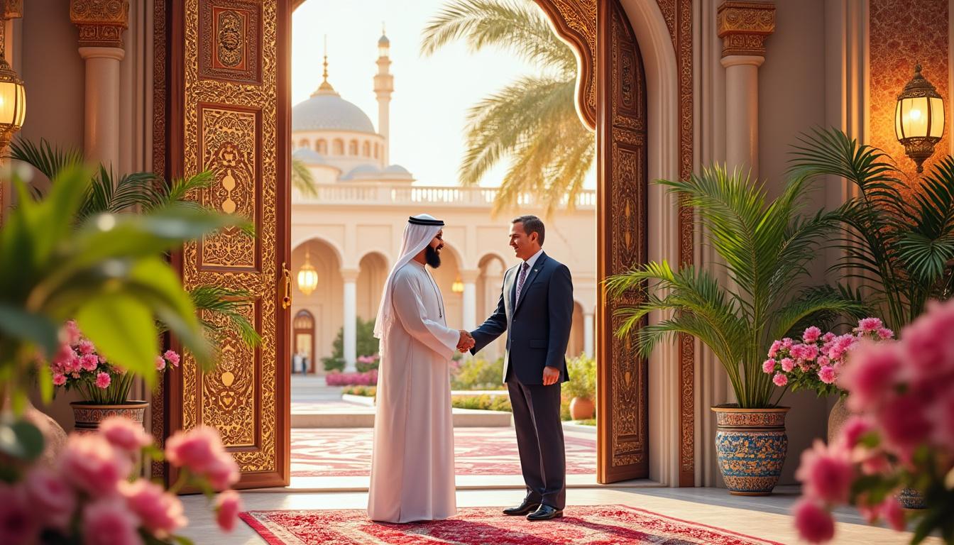 le président de la république présente ses vœux à son homologue émirati à l'occasion de l'aïd el-fitr, une célébration marquant la fin du ramadan, renforçant ainsi les liens diplomatiques entre les deux nations.