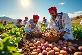 découvrez les premières récoltes de pommes de terre à mostaganem, une étape clé pour les agriculteurs locaux. cette année, la qualité et la quantité des tubercules s'annoncent prometteuses, renforçant la réputation de la région pour sa production agricole.