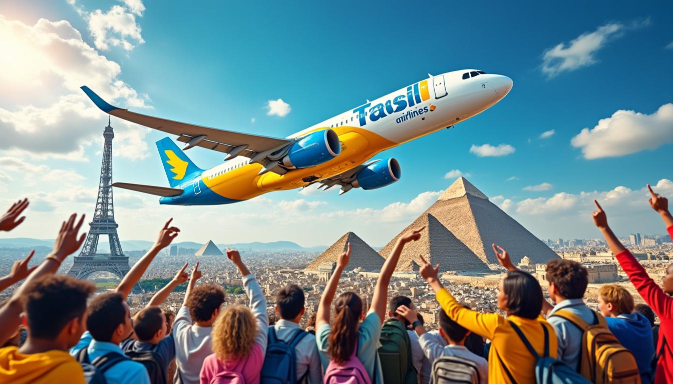 découvrez les nouvelles promotions de tassili airlines sur ses vols internationaux ! ne manquez pas l'occasion de voyager à des prix exceptionnels vers des destinations de rêve. réservez dès maintenant et profitez d'offres inégalées pour vos prochaines aventures.