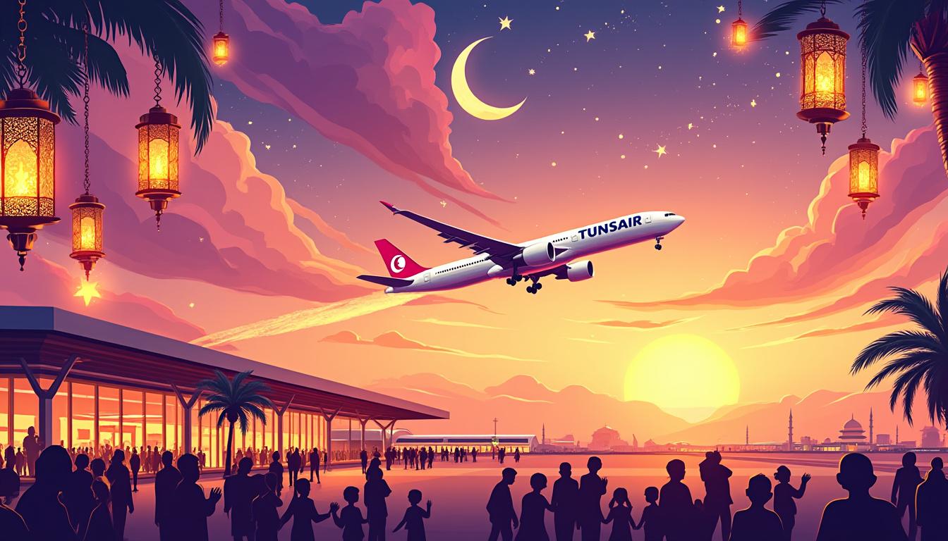 découvrez les nouvelles offres exceptionnelles de tunisair pour le ramadan 2025 ! profitez de promotions avantageuses sur nos vols internationaux et voyagez vers vos destinations préférées à des prix imbattables. réservez dès maintenant et préparez-vous à vivre une expérience inoubliable.