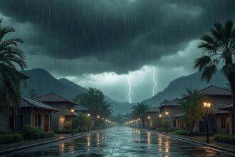 ce week-end, des orages et des pluies intenses sont prévus dans plusieurs wilayas. restez informés des conditions météo pour mieux vous préparer à ces intempéries.