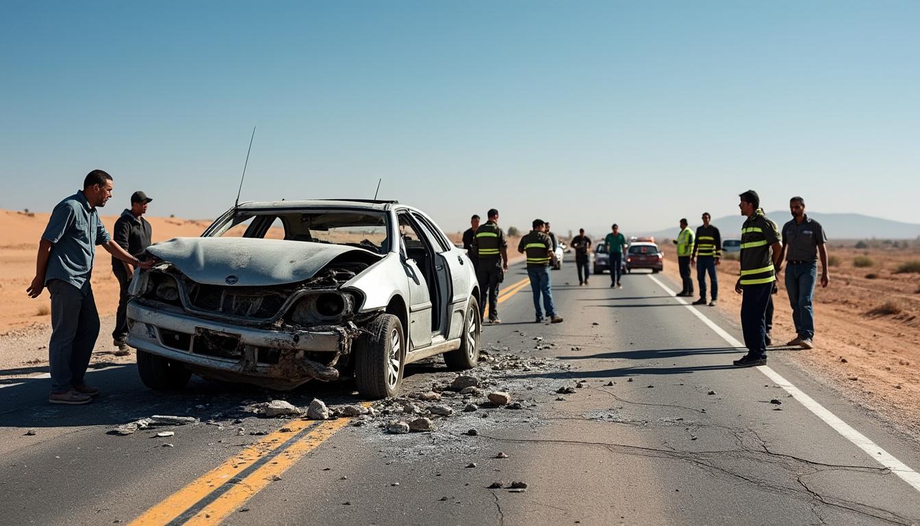 découvrez les détails poignants de l'accident tragique survenu à touggourt, où quatre vies ont été fauchées sur la route. un événement marquant qui rappelle l'importance de la sécurité routière.