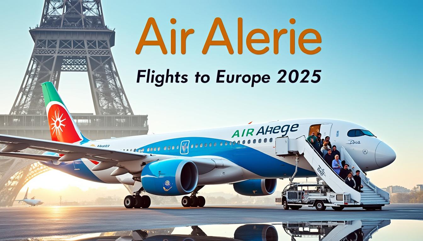 profitez des réductions exceptionnelles d'air algérie sur vos vols vers l'europe ! bénéficiez d'offres exclusives valables jusqu'en octobre 2025 et réservez votre prochaine aventure à des prix imbattables.
