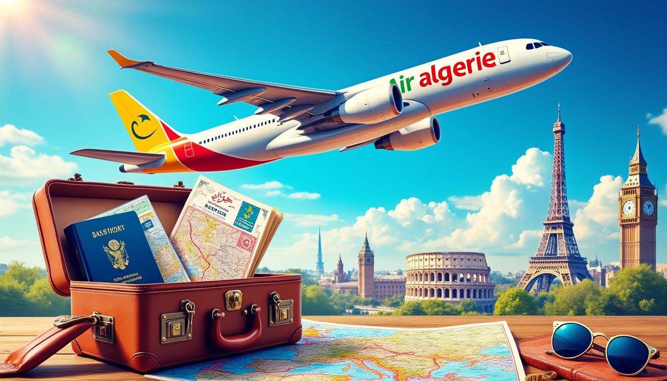 profitez des réductions exceptionnelles d'air algérie sur vos vols vers l'europe jusqu'en octobre 2025. ne manquez pas cette occasion unique d'explorer de nouvelles destinations à des prix avantageux. réservez dès maintenant et vivez des expériences inoubliables en europe.