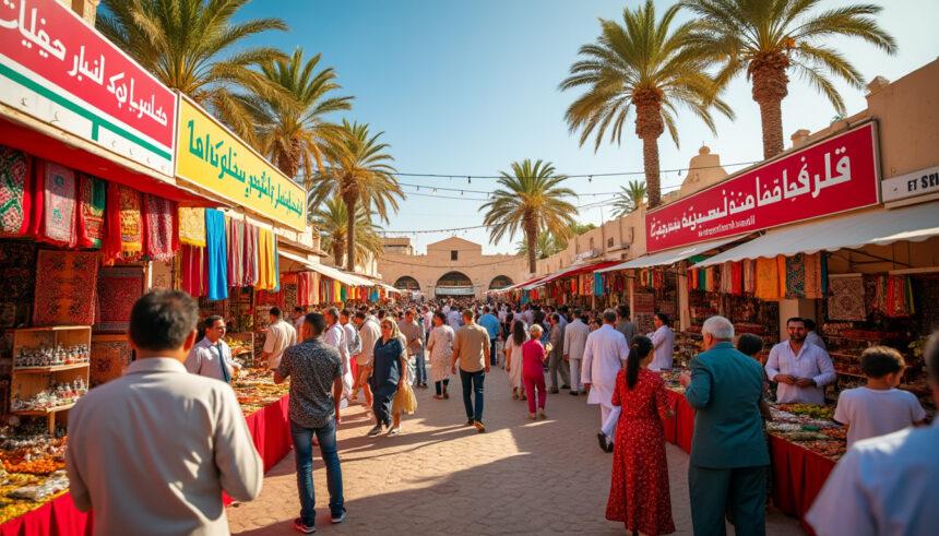 participez à l'inauguration de la 7e foire des produits algériens à nouakchott, un événement incontournable mettant en avant la richesse et la diversité de l'artisanat algérien. découvrez des produits locaux, dégustez des spécialités culinaires et rencontrez des producteurs passionnés. ne manquez pas cette occasion de célébrer la culture algérienne!