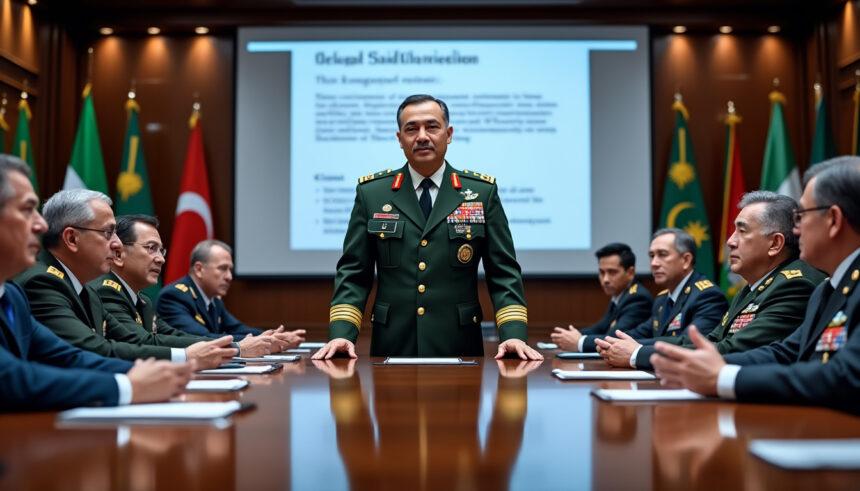 découvrez comment le général saïd chanegriha prend les rênes de la 18ème session du conseil d'orientation de l'ecole supérieure de guerre, marquant une étape importante dans le développement des stratégies militaires et de la formation des futurs responsables de la défense nationale.