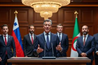 lors du forum algéro-slovène des hommes d'affaires, le président de la république met l'accent sur l'importance d'une coopération accrue entre la france et la slovénie, visant à renforcer les relations économiques et commerciales entre les deux pays.