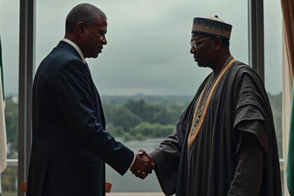 le président de la république adresse ses plus sincères condoléances à son homologue nigérian suite aux graves inondations ayant causé de lourds dégâts. un message de solidarité et de soutien face à cette tragédie humanitaire.