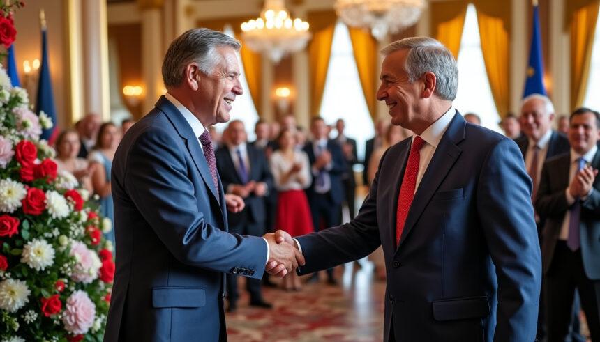 découvrez comment le président de la république a été chaleureusement accueilli par la présidente slovène lors de leur récente rencontre, symbolisant une relation diplomatique renforcée entre les deux nations.