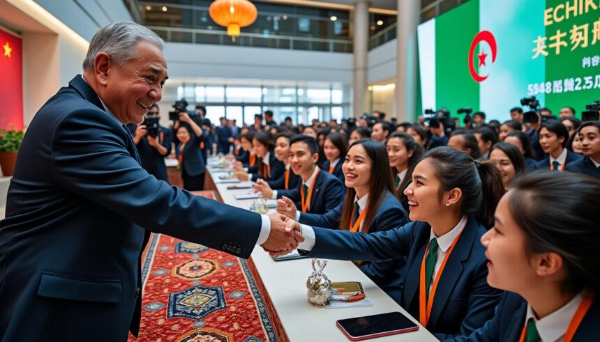 dans un discours inspirant, le président de la république rend hommage aux étudiants algériens qui se sont distingués lors du prestigieux concours huawei des technologies de l'information et de la communication en chine, soulignant leur talent et leur engagement envers l'avenir numérique du pays.