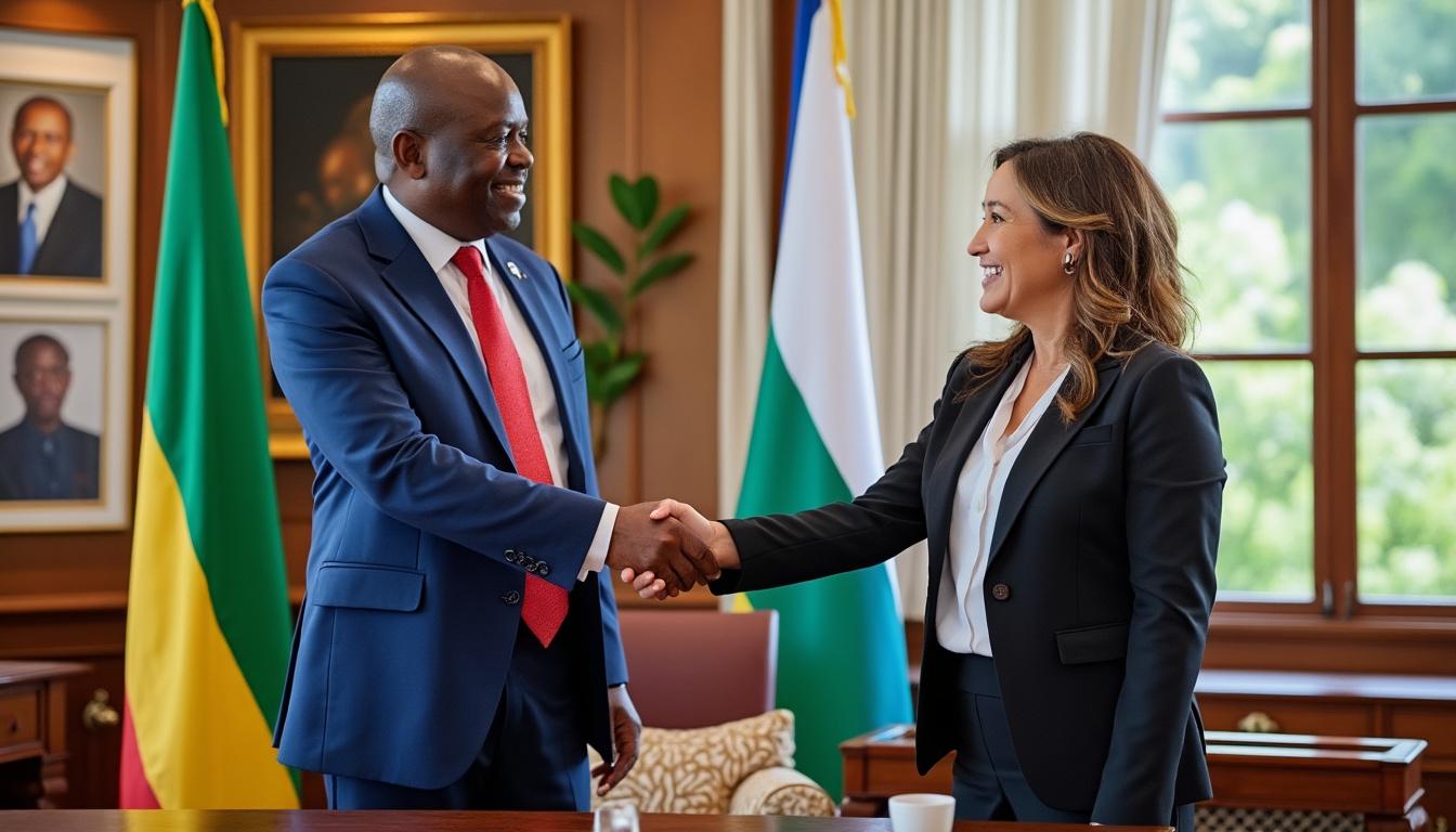 découvrez la rencontre historique entre le président sierra-léonais et le premier ministre en visite, où des discussions cruciales sur le développement et la coopération bilatérale sont à l'ordre du jour.