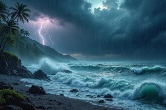 découvrez les prévisions météorologiques avec une tempête de pluie imminente, des vents violents et des vagues colossales à l'horizon. restez informé des conditions climatiques extrêmes et prenez vos précautions pour assurer votre sécurité.