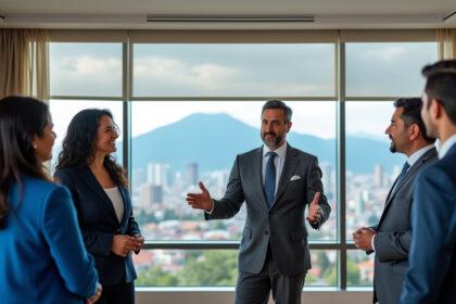 sofiane chaib échange avec des représentants du gouvernement équatorien à quito, abordant des enjeux cruciaux et renforçant les relations bilatérales entre les nations.