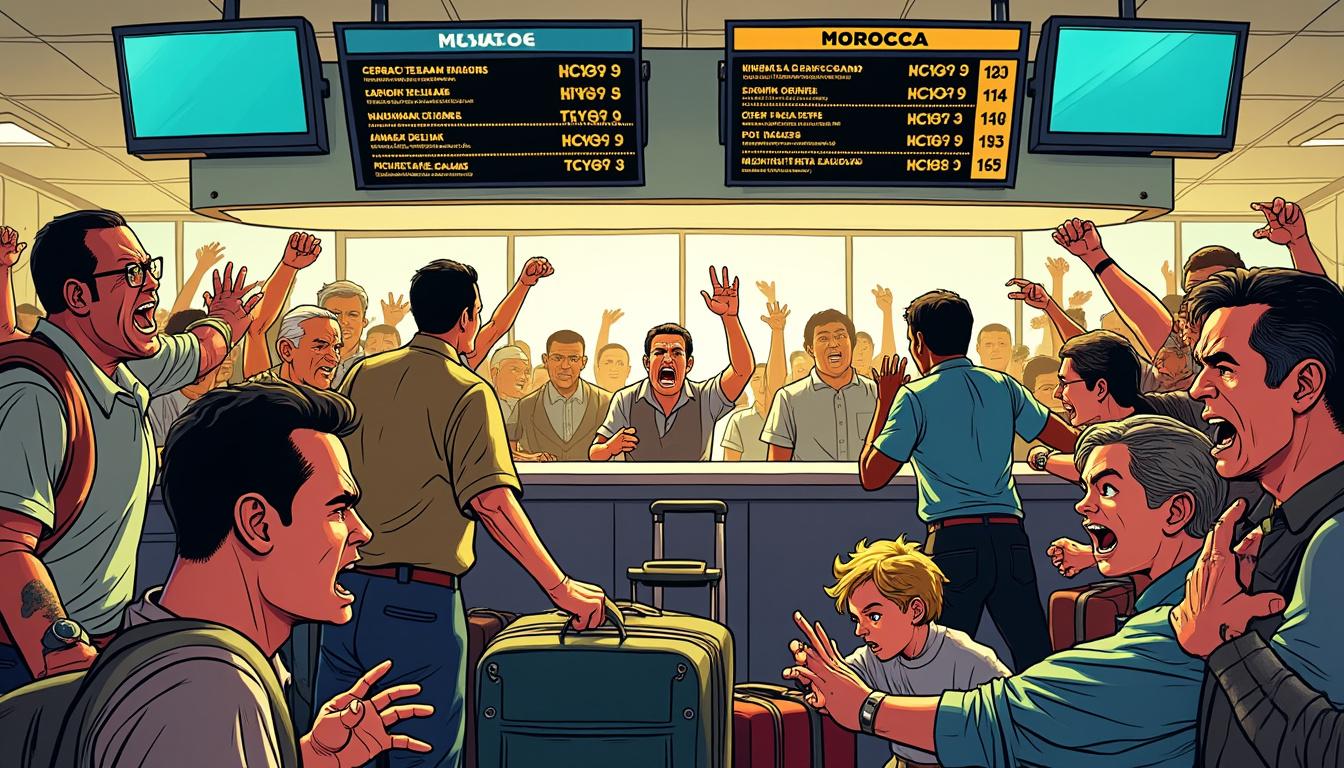 découvrez les frustrations des passagers face aux retards et aux annulations de vols vers le maroc par une compagnie aérienne. analyse des réactions et conséquences sur les voyageurs.