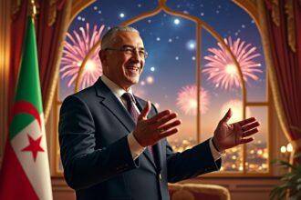 à l'occasion du nouvel an de l'hégire, le président tebboune adresse ses vœux chaleureux au peuple algérien, promouvant l'unité et l'espoir pour une année riche en prospérité et en succès.