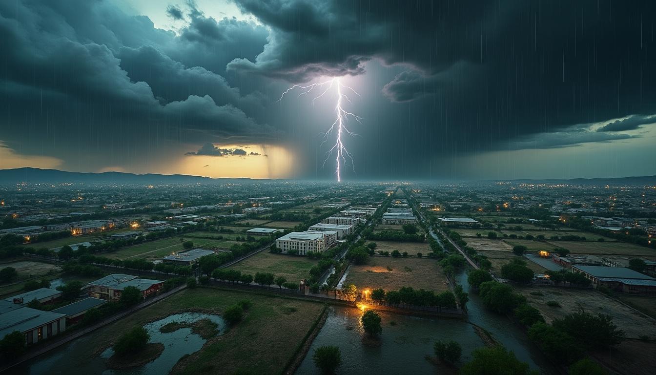 préparez-vous pour des orages dans plusieurs wilayas. restez informé des alertes météorologiques et des conseils de sécurité pour faire face à ces conditions climatiques extrêmes.
