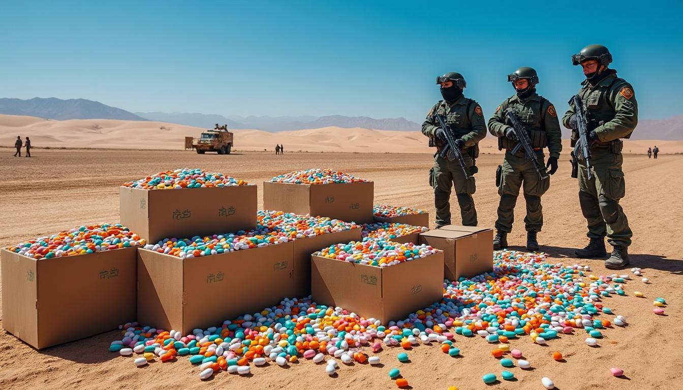 découvrez comment les autorités d'el oued ont intercepté plus de 500 000 comprimés de psychotropes, une opération marquante dans la lutte contre le trafic de drogues. cette saisie impressionnante souligne les efforts déployés pour garantir la sécurité publique et combattre le fléau des substances illicites.