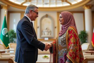 découvrez la rencontre entre le premier ministre et la ministre du développement social du sultanat d’oman, une occasion d'échanger sur les enjeux sociaux et de renforcer les liens entre les deux pays.