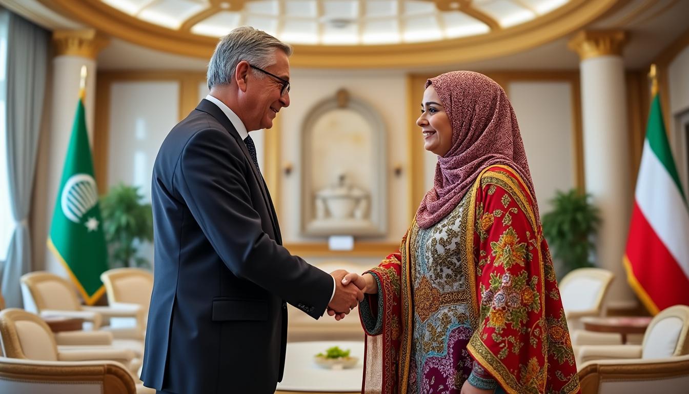 découvrez la rencontre entre le premier ministre et la ministre du développement social du sultanat d’oman, une occasion d'échanger sur les enjeux sociaux et de renforcer les liens entre les deux pays.
