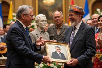 lors de la journée nationale, le premier ministre rend hommage aux artistes, soulignant leur contribution essentielle à la culture. mandaté par le président de la république, cet événement célèbre la créativité et l'engagement artistique, mettant en lumière le rôle des artistes dans la société.