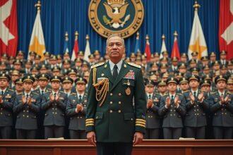 assistez à une cérémonie mémorable présidée par le général d’armée saïd chanegriha, marquant la remise des diplômes à l’école supérieure de guerre. un événement célébrant l'excellence militaire et les futurs leaders de la défense.