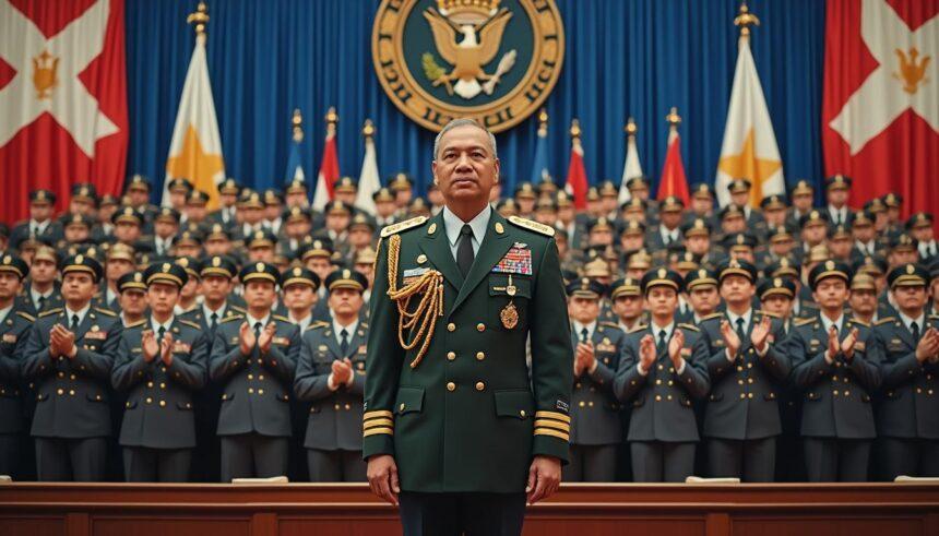 assistez à une cérémonie mémorable présidée par le général d’armée saïd chanegriha, marquant la remise des diplômes à l’école supérieure de guerre. un événement célébrant l'excellence militaire et les futurs leaders de la défense.