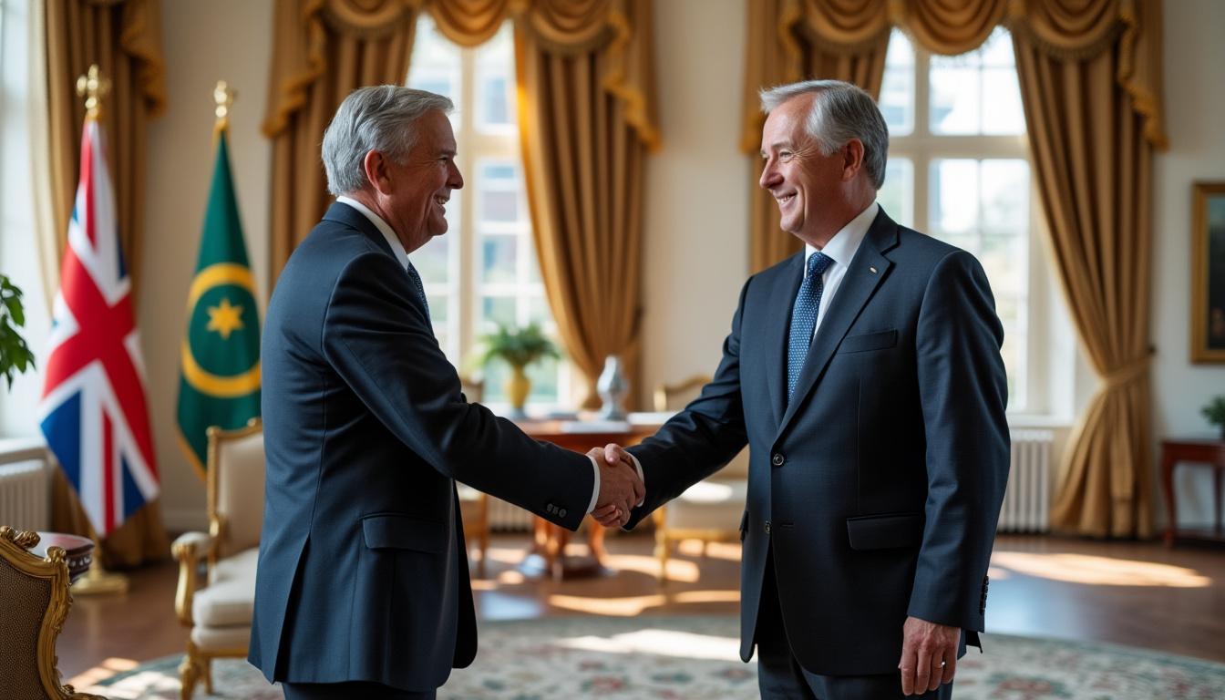 le président de la république reçoit l'ambassadeur du royaume-uni dans le cadre d'une rencontre diplomatique visant à renforcer les relations bilatérales et à discuter des enjeux majeurs. suivez cet événement crucial pour comprendre les enjeux politiques et économiques entre les deux nations.