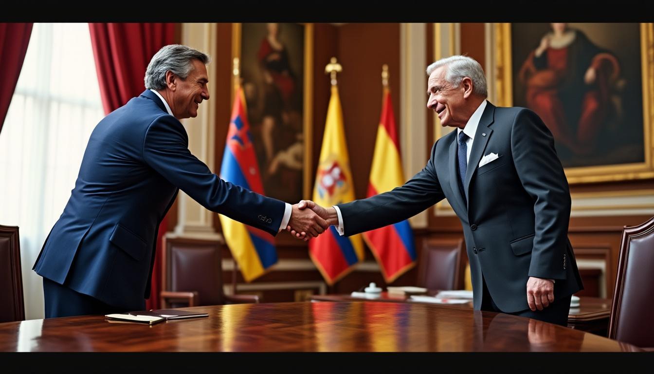 assistez à la rencontre officielle entre le président de la république et le président de la cour constitutionnelle, un moment clé pour la justice et la gouvernance de notre pays.