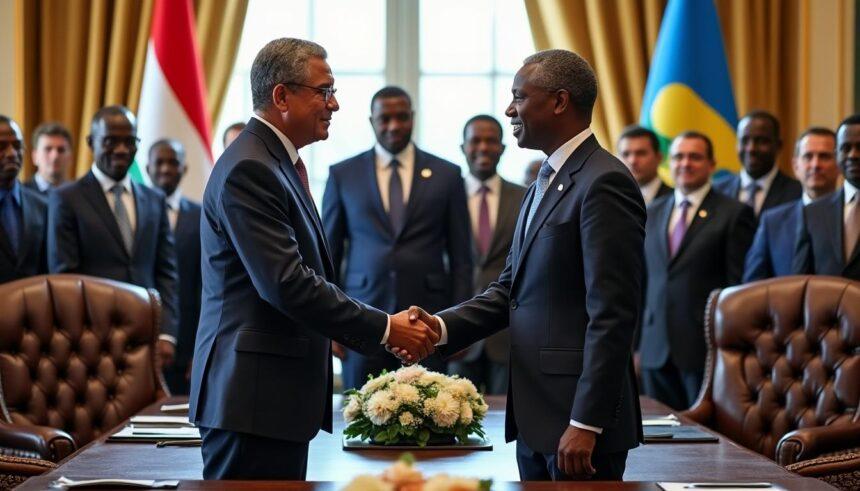 assistez à la rencontre officielle entre le président de la république et son homologue du rwanda, une occasion historique de renforcer les liens bilatéraux et de discuter des enjeux communs. découvrez les enjeux diplomatiques et les perspectives d'avenir de cette visite.