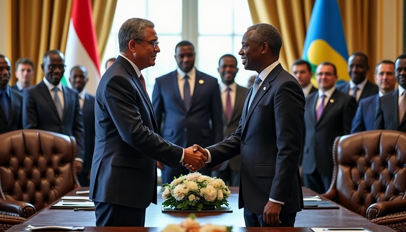 assistez à la rencontre officielle entre le président de la république et son homologue du rwanda, une occasion historique de renforcer les liens bilatéraux et de discuter des enjeux communs. découvrez les enjeux diplomatiques et les perspectives d'avenir de cette visite.