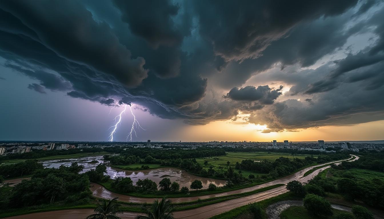 découvrez les prévisions météo des prochains jours avec des orages annoncés dans plusieurs wilayas. restez informé sur l'évolution météo et protégez-vous des intempéries.