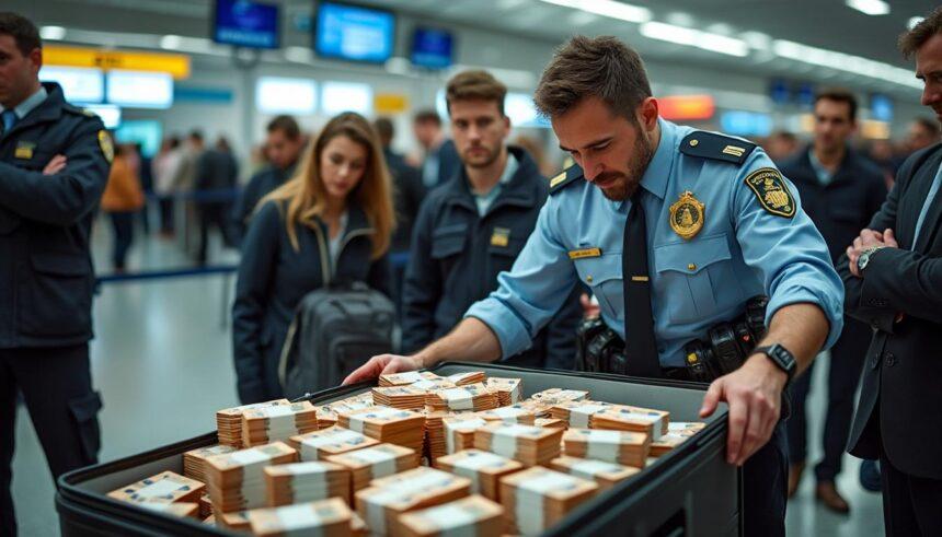 découvrez comment les autorités de sétif ont intercepté plus de 9000 euros en transit depuis la france à l'aéroport. une opération qui soulève des questions sur la sécurité des transferts d'argent et la lutte contre le blanchiment d'argent.