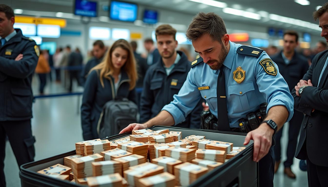 découvrez comment les autorités de sétif ont intercepté plus de 9000 euros en transit depuis la france à l'aéroport. une opération qui soulève des questions sur la sécurité des transferts d'argent et la lutte contre le blanchiment d'argent.