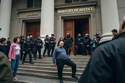 découvrez comment une tentative de suicide devant le ministère de la justice a conduit à l'arrestation de plusieurs individus. cet événement tragique soulève des questions sur la santé mentale et les réactions des autorités dans des situations de crise.