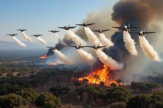 découvrez comment dix bombardiers d'eau ont été déployés à theniet en-nasr pour maîtriser un incendie ravageur à bordj bou arreridj. éclairage sur les efforts des équipes de secours face à cette crise environnementale.