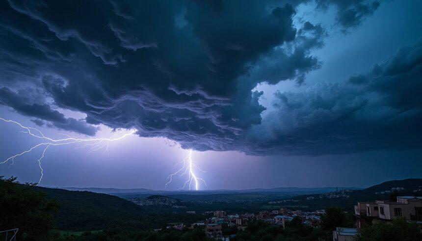 restez informé des conditions météorologiques : des orages sont prévus dans plusieurs wilayas. découvrez les détails sur l'intensité et la durée de ces phénomènes climatiques afin de vous préparer au mieux.
