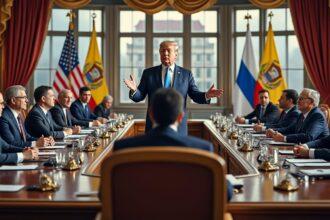 le président de la république préside une importante séance du conseil des ministres, abordant les enjeux politiques et économiques actuels du pays et prenant des décisions cruciales pour l'avenir.